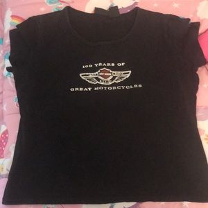 Black Harley Davidson Shirt